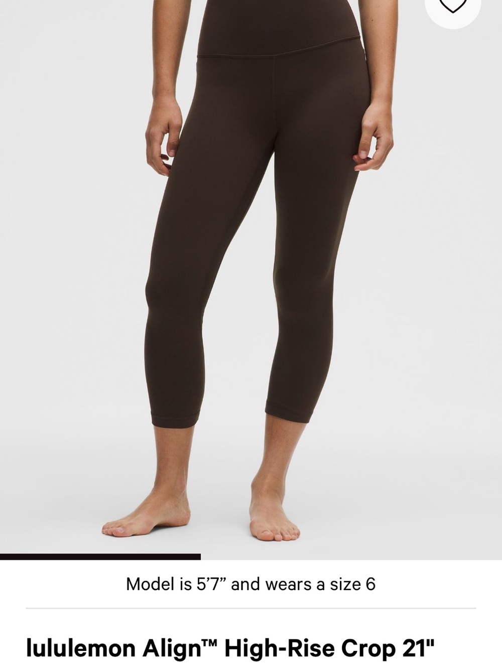 lululemon Align™ High-Rise Crop 21" - Navy